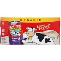 Horizon Organic Milk Vanilla Lowfat 18CT of 8oz Boxes