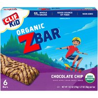 Clif Kid Organic Z Bar Chocolate Chip 6CT 7.62oz Box product image