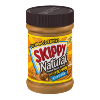 Skippy Natural Creamy Peanut Butter Spread with Honey 15oz Jar