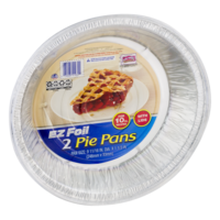 Hefty EZ Foil Pie Pans with Covers 9 inch 2CT PKG