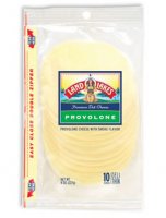 Land O Lakes Sliced Provolone with Smoke Flavor Cheese Deli Thin 10CT 8oz PKG