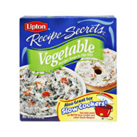 Lipton Recipe Secrets Vegetable Soup and Dip Mix 2Ct 1.8oz Box