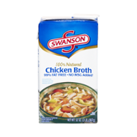 Swanson 100% Natural Chicken Broth 32oz CTN