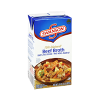 Swanson 100% Natural Beef Broth 32oz Ctn