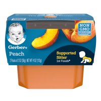 Gerber 1st Foods Peaches All Natural 2.5oz 2PK