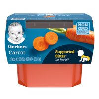 Gerber 1st Foods Carrots All Natural 2.5oz 2PK