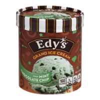 Edy's Ice Cream Mint Chocolate Chip 48oz CTN