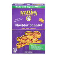 Annie's Real Cheddar Bunnies Baked Cheddar Bunnies Crackers 7.5oz Box