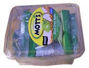 Mott's Sliced Green Apples 10 Bags 2oz Each product image