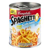 Campbell's SpaghettiOs Plus Calcium 14.2oz Can