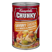 Campbell's Chunky Soup Chicken with White & Wild Rice 18.8oz Can