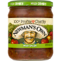 Newman's Own All Natural Salsa Chunky Mild 16oz Jar