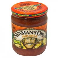 Newman's Own All-Natural Pineapple Salsa Chunky Medium 16oz Jar