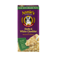 Annie's Homegrown Shells & White Cheddar Cheese 6oz Box product image