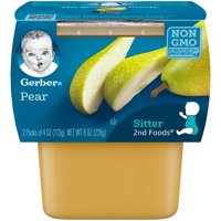 Gerber 2nd Fruits Pears All Natural 4oz 2PK