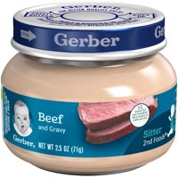 Gerber 2nd Foods Beef with Beef Gravy 2.5oz Jar