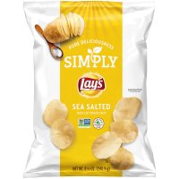 Lay's Simply Sea Salted Thick Cut Potato Chips 8.5oz Bag