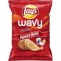 Lay's Wavy Potato Chips Original 10oz Bag product image