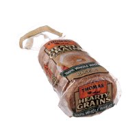 Thomas' Bagels Hearty Grains 100% Whole Wheat 6CT 20oz PKG