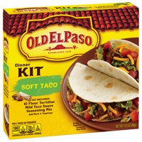 Old El Paso Dinner Kit Soft Tacos 10CT 12.5oz Box