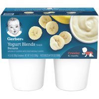 Gerber Yogurt Blends Banana 3.5oz 4CT PKG product image