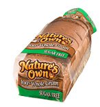 Nature's Own Sugar Free Whole Grain Wheat Bread 16oz. PKG