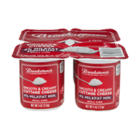 Breakstone's Cottage Cheese Small Curd 4% Whole Milk Snack Size 4oz EA 4PK