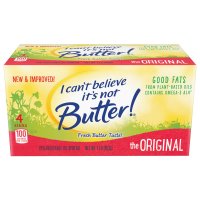 I Can't Believe It's Not Butter Sticks 4 Quarters 1LB Box
