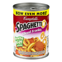 Campbell's SpaghettiO's with Sliced Franks 15.6oz Can