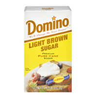 Domino Pure Cane Light Brown Sugar 1LB Box