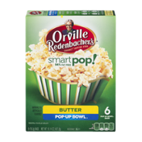 Orville Redenbacher's Microwave Popcorn Smart Pop 94% Fat Free Butter 6ct 16.14oz PKG