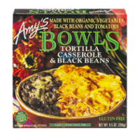 Amy's Bowls Tortilla Casserole and Black Beans 9.5oz PKG