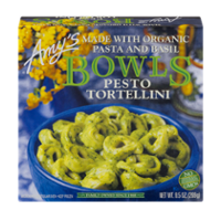 Amy's Bowls Pesto Tortellini with Organic Pasta and Basil 9.5oz PKG