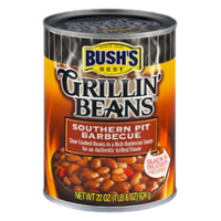 Bush's Grillin Beans Southern Pit Barbecue 22oz Can