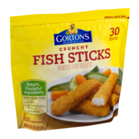 Gorton's Fish Sticks Breaded 30CT 19oz Bag product image