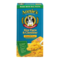 Annie's Homegrown Totally Natural Rice Pasta & Cheddar Macaroni N Cheese 6oz Box