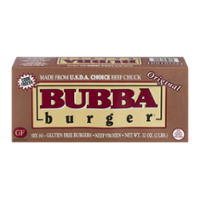 Bubba Burger Frozen Ground Chuck Patties USDA Choice 6CT 2LB Box