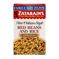 Zatarain's New Orleans Style Rice & Red Beans 12oz Box product image