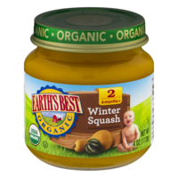 Earth's Best Organic Baby Food 2nd Winter Squash 4oz. Jar