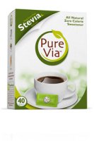 Pure Via Stevia Sweetener 40 Packet Box