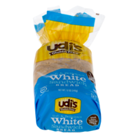 Udi's White Sandwich Bread Loaf 12oz (Frozen)