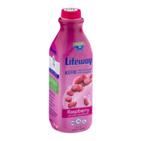 Lifeway Lowfat Kefir Cultured Milk Smoothie Raspberry 32oz Bottle
