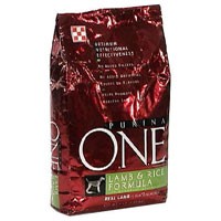 Purina ONE Dry Dog Food Rice and Lamb 8LB Bag