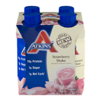 Atkins Strawberry Shake 4CT 11oz EA