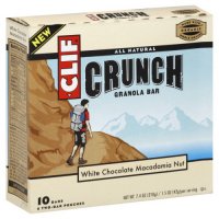 Clif Crunch Granola Bar White Chocolate Macadamia Nut 10 Bar Box