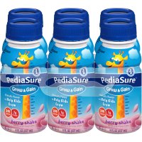 PediaSure Nutrition Beverage Berry 6PK of 8oz BTLS product image