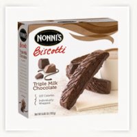Nonni's Biscotti Triple Milk Chocolate 6.88oz Box