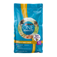 Purina ONE Dry Cat Food Chicken, Turkey & Rice 3.5LB Bag