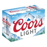 Coors Light Beer Suitcase 24CT 12oz Cans *ID Required* product image