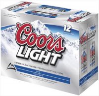 Coors Light Beer 12CT 12oz Cans *ID Required*